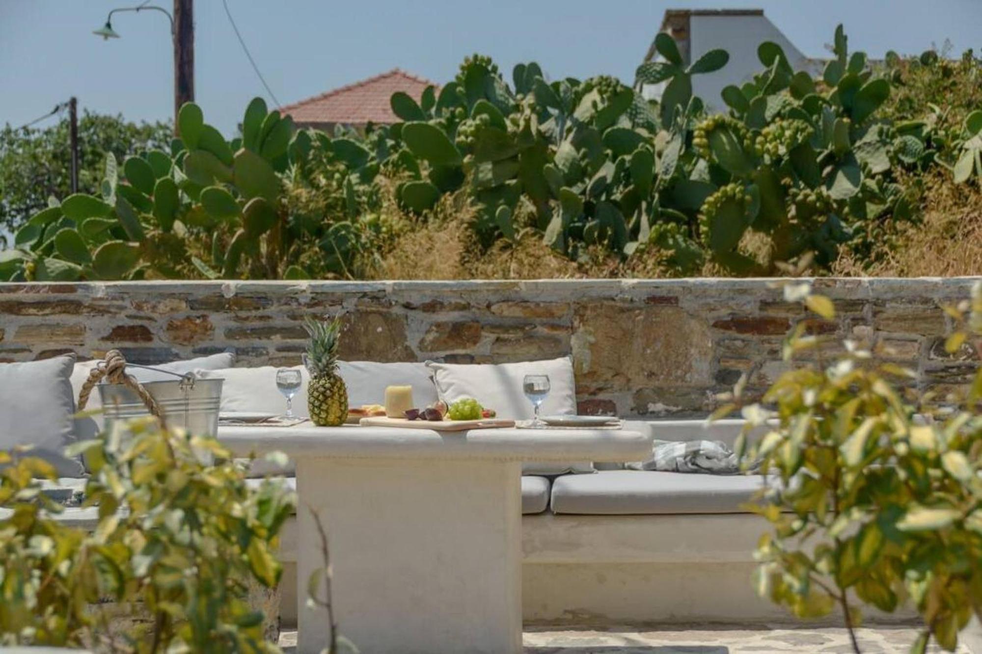 Villa Anthemion Naxos With Outdoor Jacuzzi Ano Sangrion ภายนอก รูปภาพ